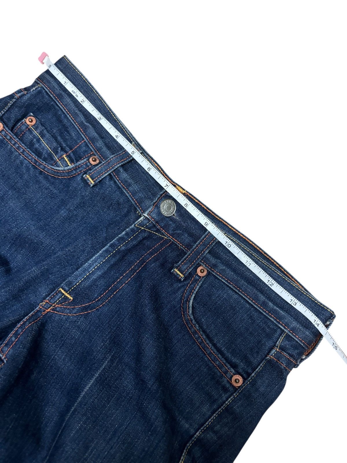 7 For All Mankind Vintage 7 For All Mankind USA Flare Denim Jeans Size 28" / US 6 / IT 42 - 8 Thumbnail