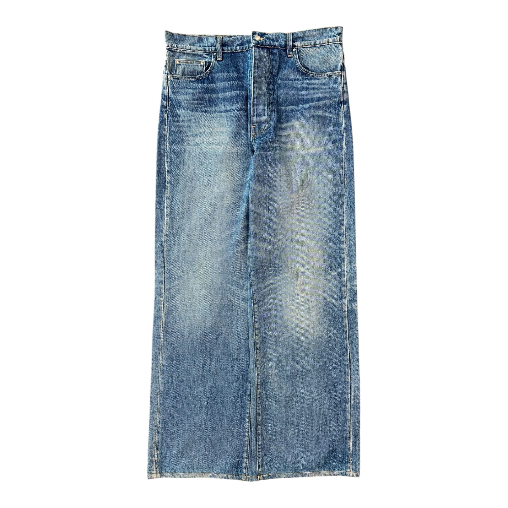 Amiri Amiri Baggy Wide Leg Jeans 70s Indigo Size US 34 / EU 50 - 1 Thumbnail