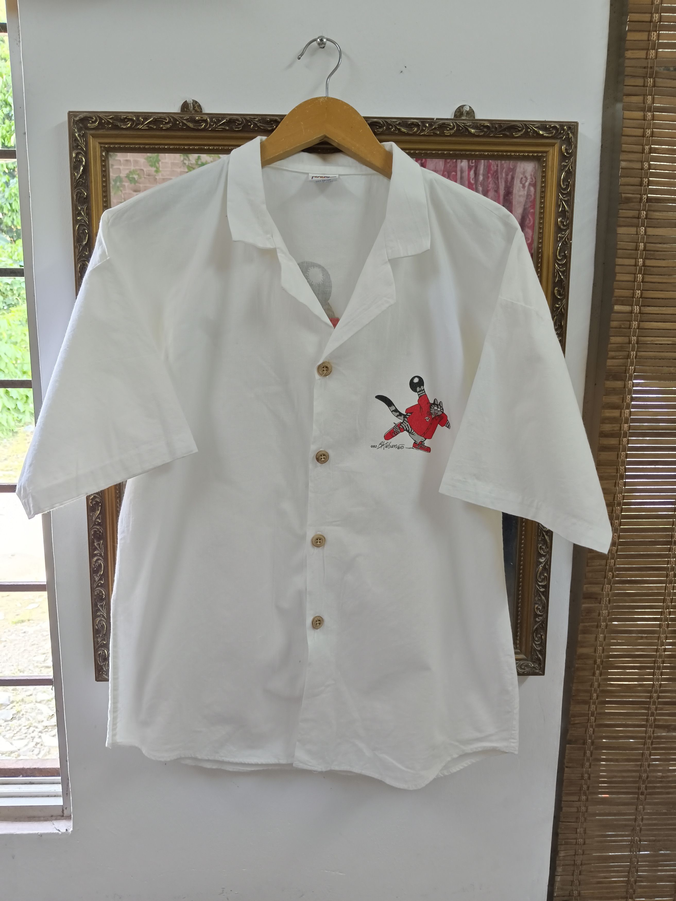 Vintage VINTAGE CRAZY SHIRT BUTTON UP Size US M / EU 48-50 / 2 - 2 Thumbnail