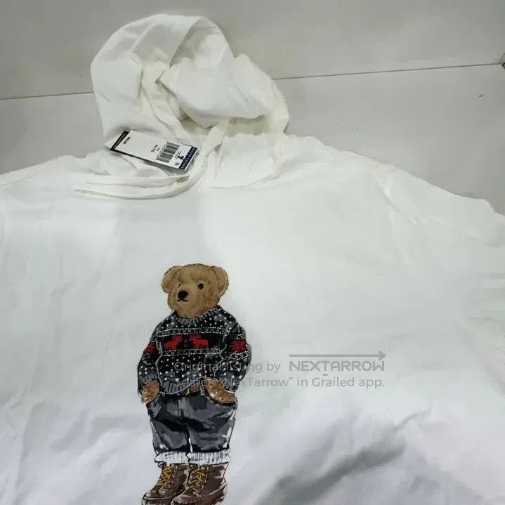 Polo Ralph Lauren Polo Ralph Lauren Bear Logo Loose Hooded Sweatshirt. Size US XL / EU 56 / 4 - 7 Thumbnail