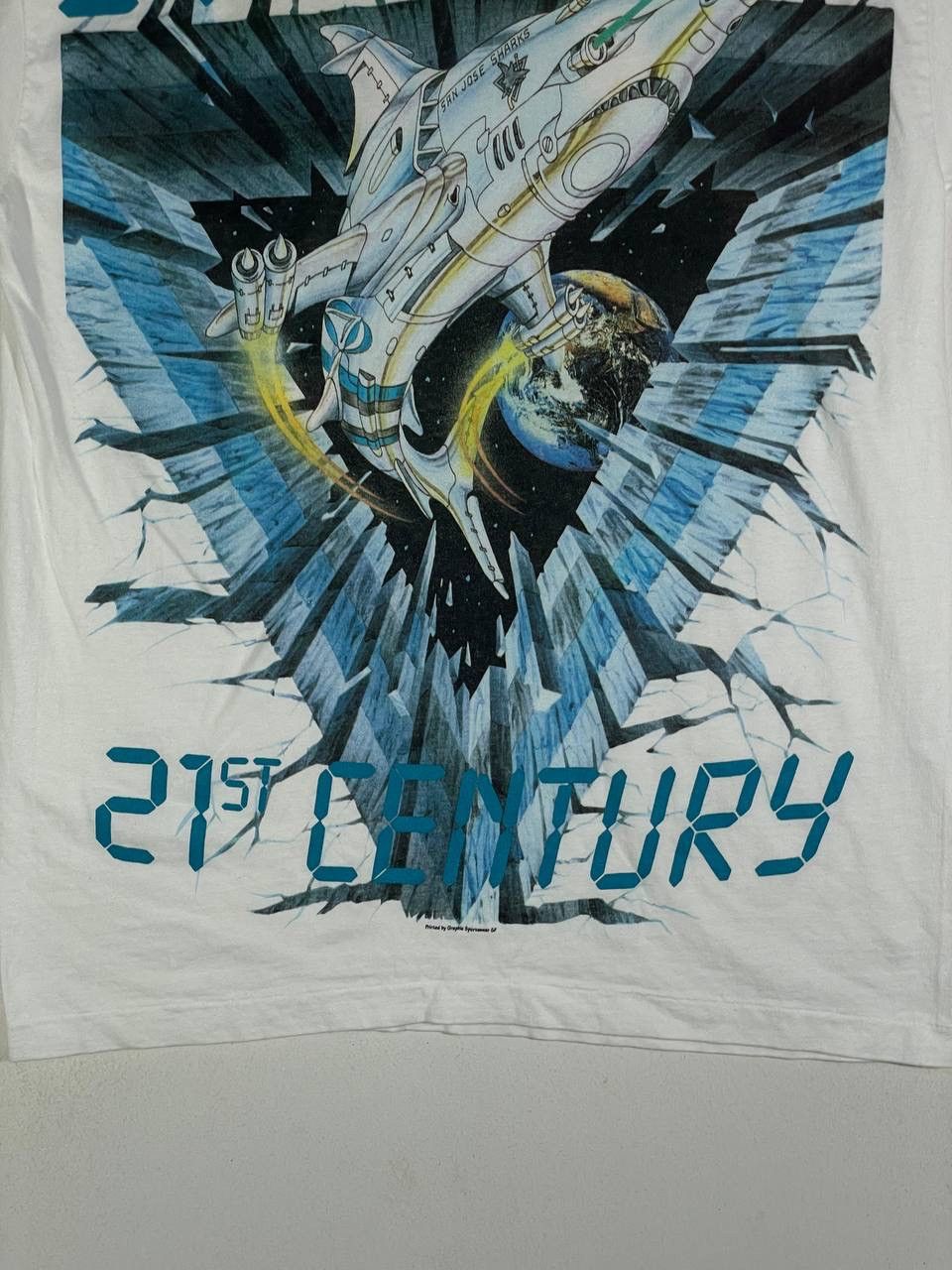 NHL Vintage san jose sharks sorayama robot Size US M / EU 48-50 / 2 - 5 Thumbnail