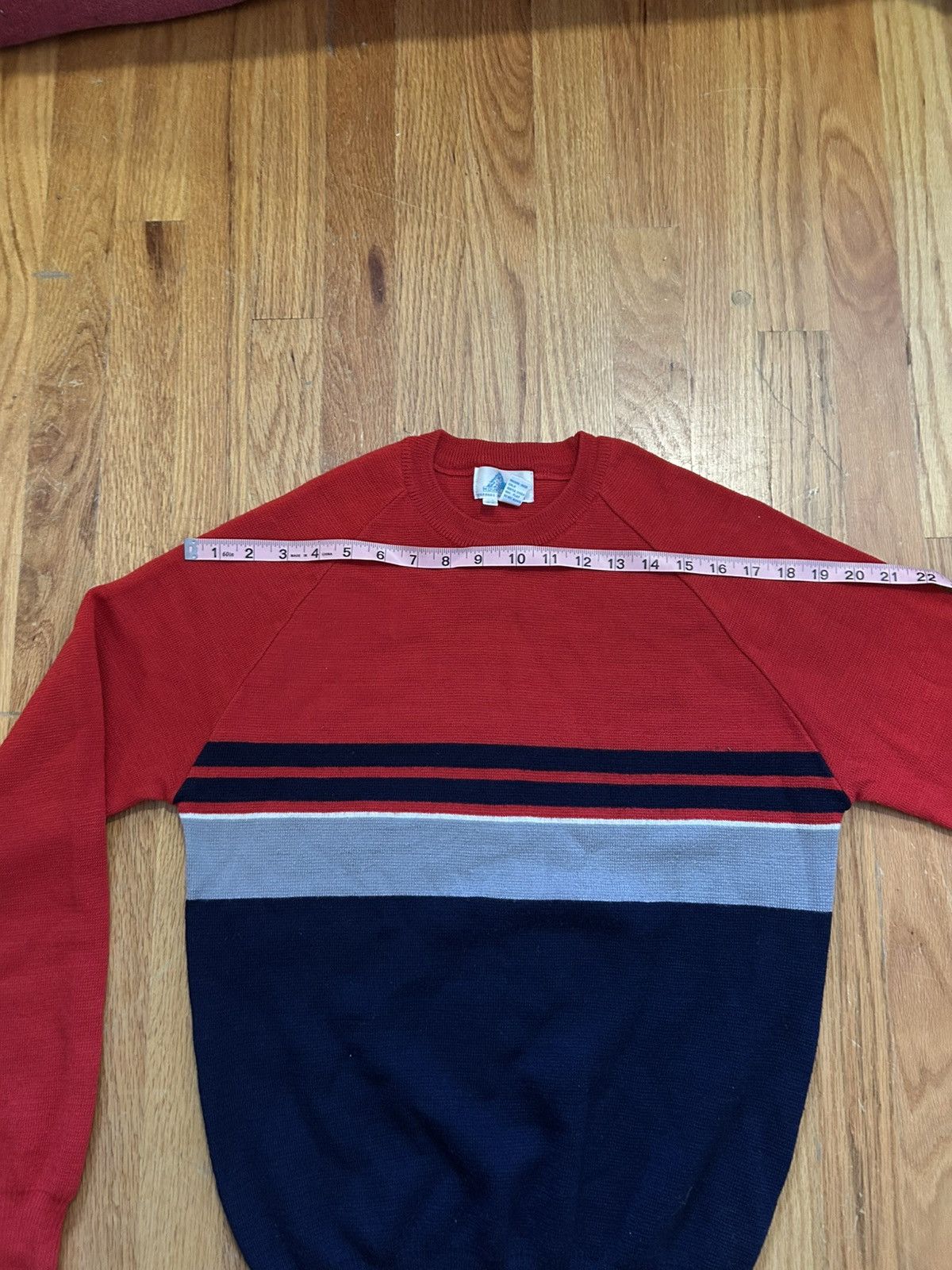 Other Mount Cervin Men’s Striped Ski Sweater Medium 80s Size US M / EU 48-50 / 2 - 3 Thumbnail