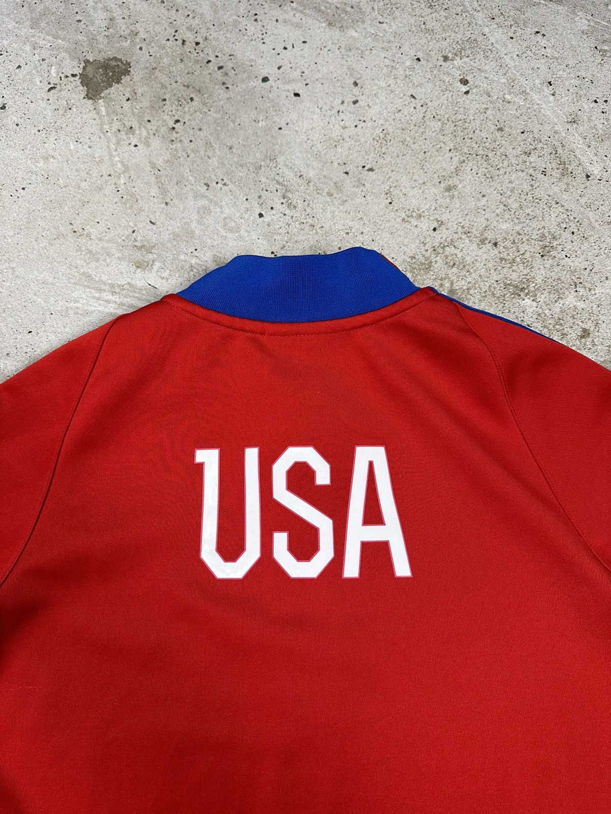 Nike × Vintage Vintage Nike US Soccer Track Jacket Swoosh Full Zip Size US XS / EU 42 / 0 - 7 Thumbnail