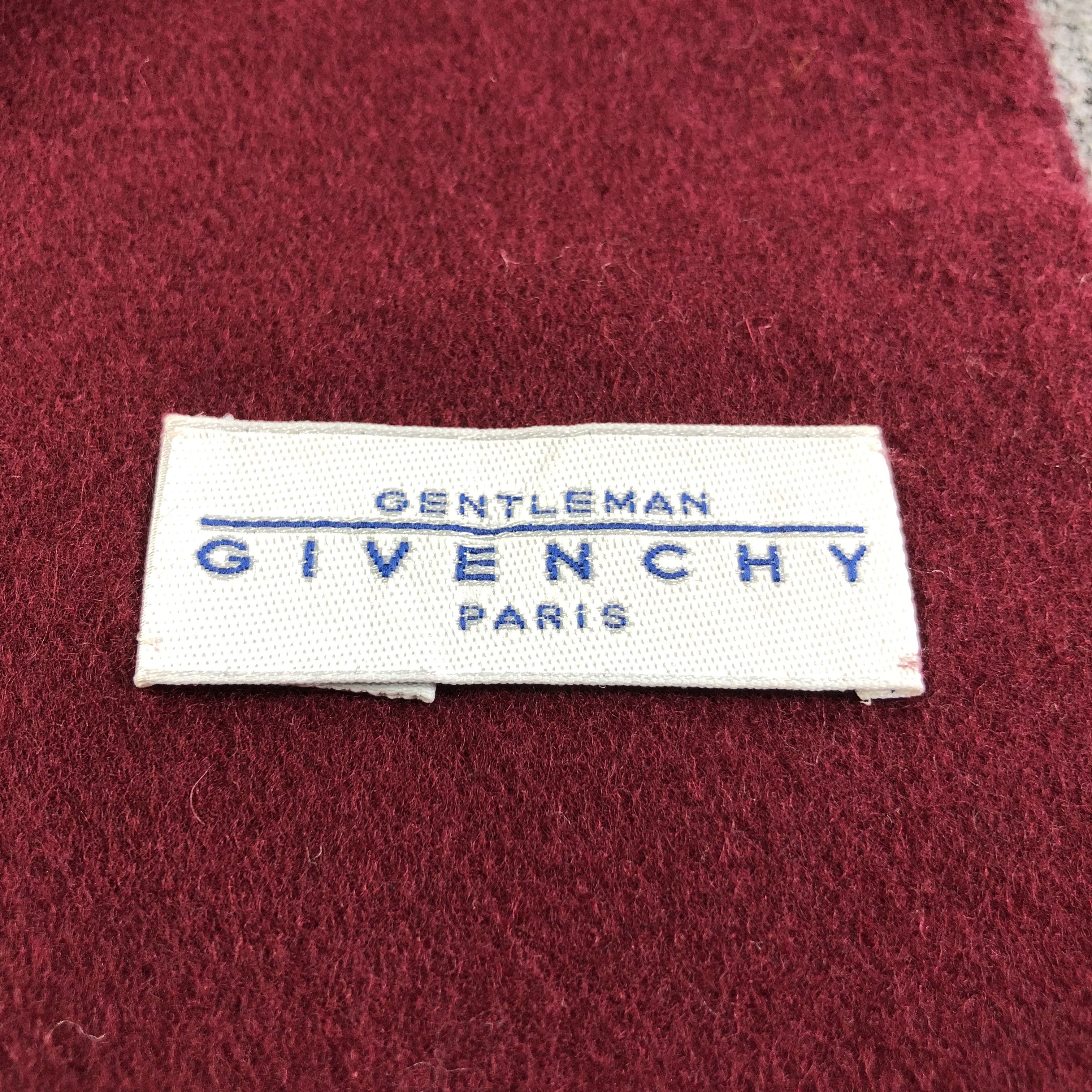 Givenchy Givenchy Plain Wool Scarf Muffler V1331 Size ONE SIZE - 5 Thumbnail