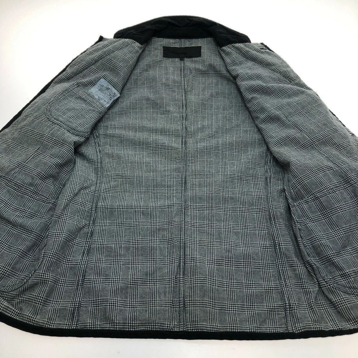 Comme des Garcons Homme Jacket Tailored Button Up Inseam Pocket Plain Black Size US S / EU 44-46 / 1 - 3 Thumbnail