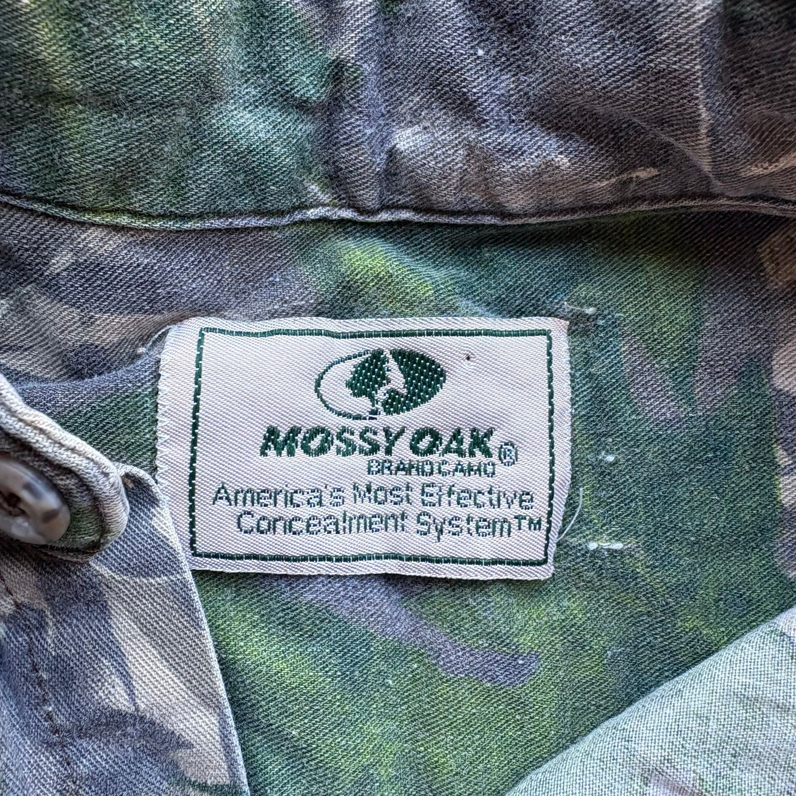 NFL Vintage 90s Mossy oaks Camouflage Shirt Size US XL / EU 56 / 4 - 3 Thumbnail