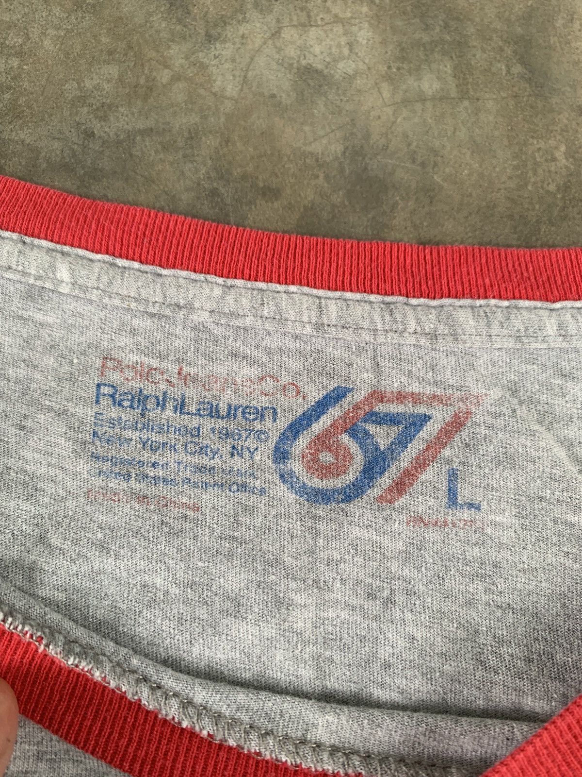 Polo Ralph Lauren 60's Ringer tee USRL-67 Size US L / EU 52-54 / 3 - 4 Thumbnail