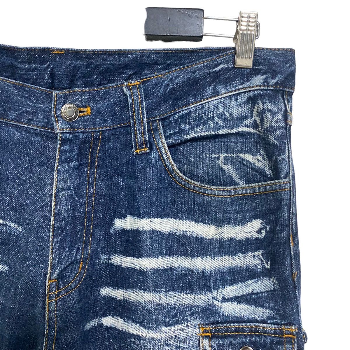 Japanese Brand Japanese Brand Vomanie Denim Cargo Pants Size US 34 / EU 50 - 9 Thumbnail