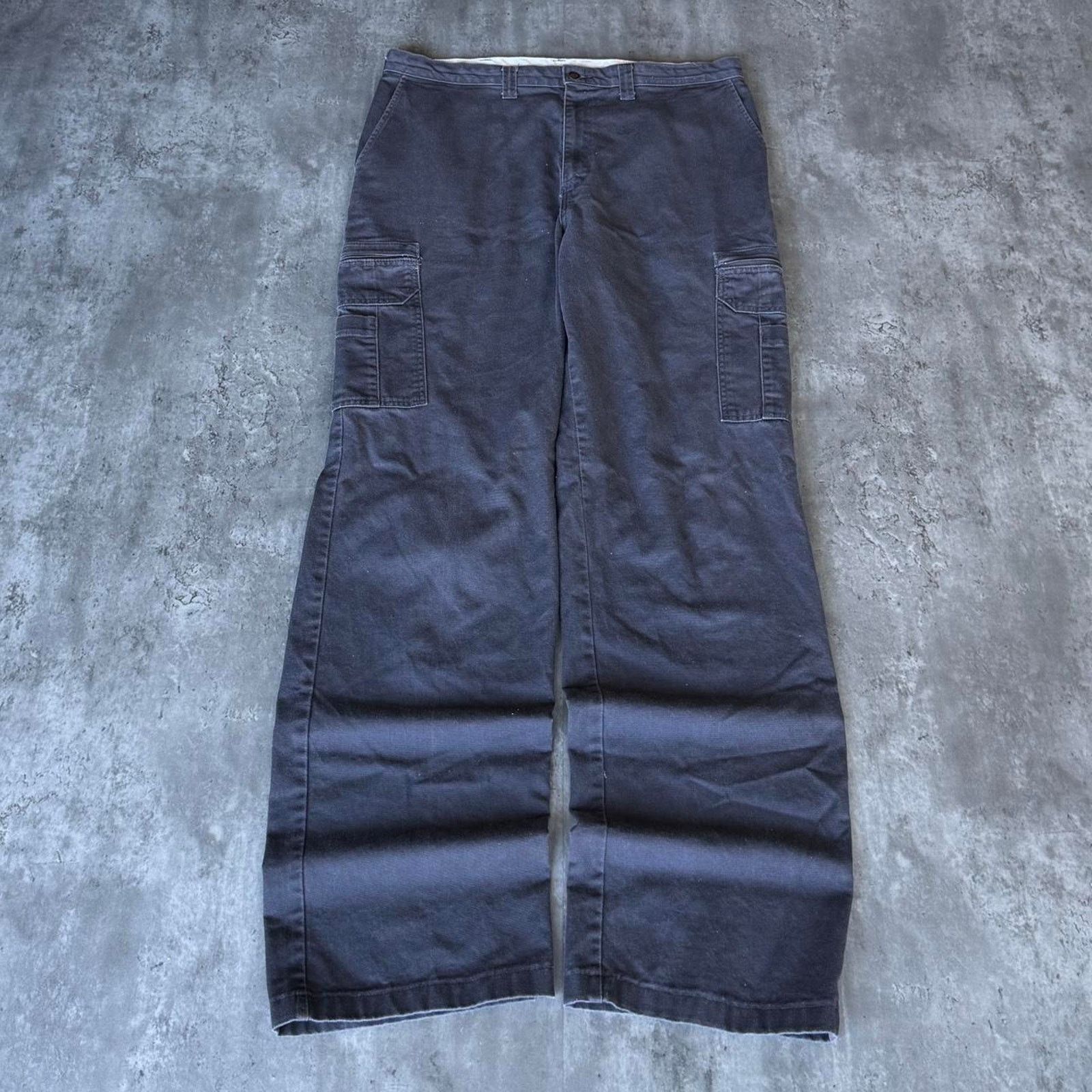 Vintage Y2K Baggy Wide Leg Grey Dickies Grunge Opium Pants