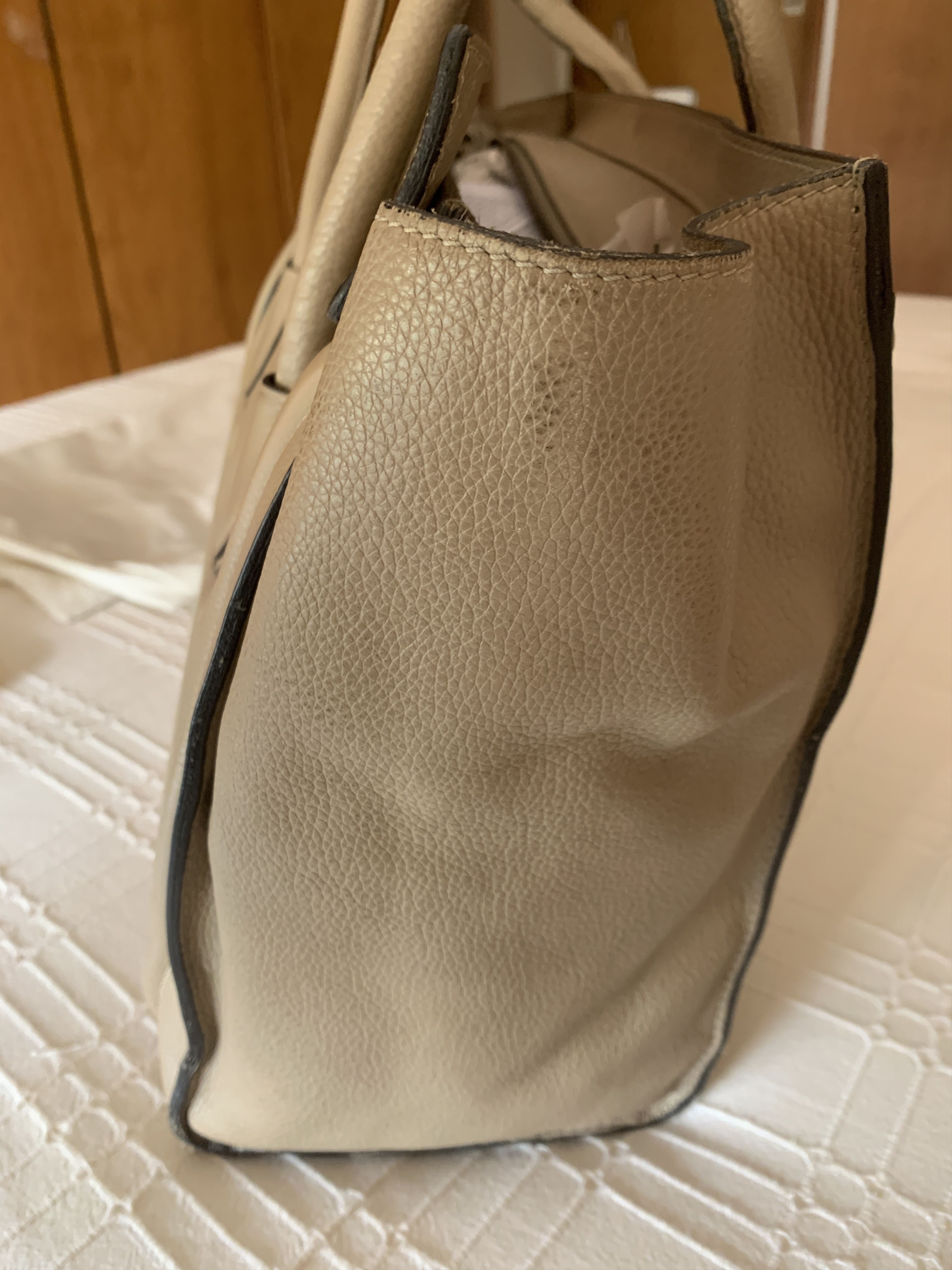 Celine CELINE MINI LUGGAGE TAUPE LEATHER Size ONE SIZE - 5 Thumbnail