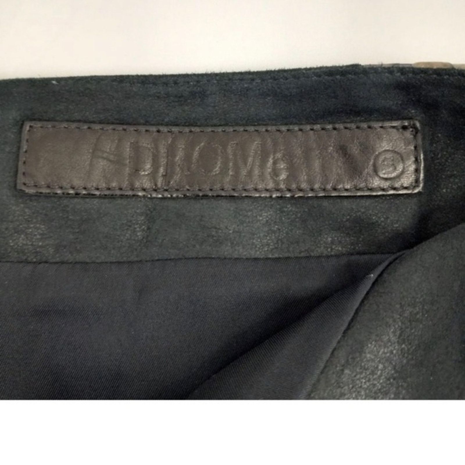 DROME leather/phyton skin skirt Sz S