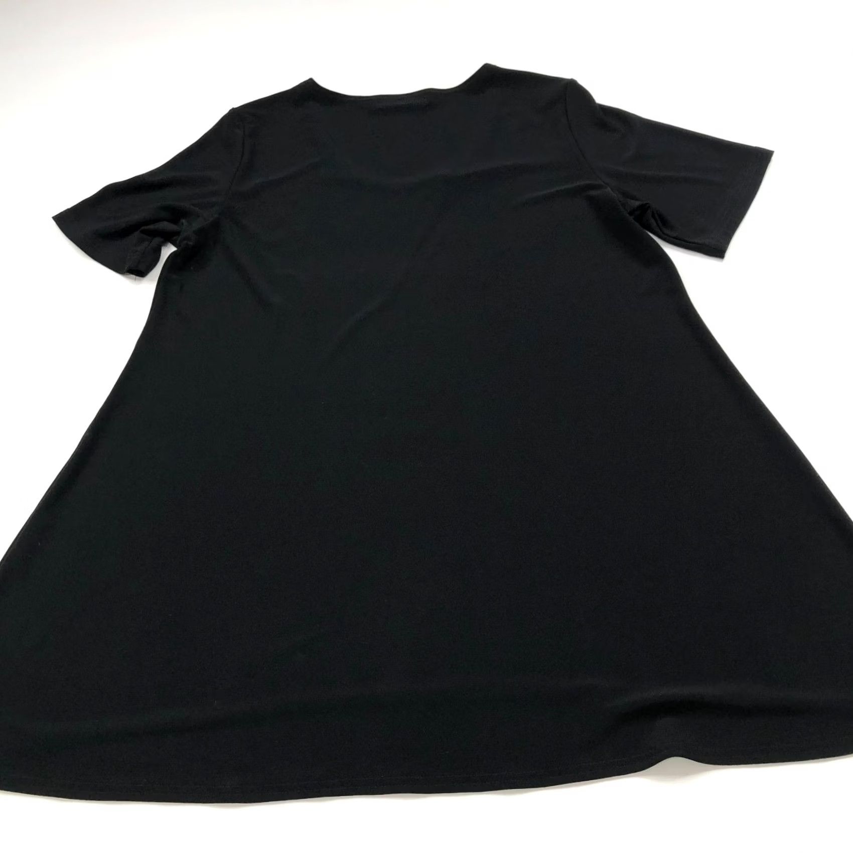Vintage Sympli 14 Womens A-Line Pullover Top Shirt Blouse Tunic Black Shirt Sympli Women's Blouse Tunic Black Size XL / US 12-14 / IT 48-50 - 7 Thumbnail