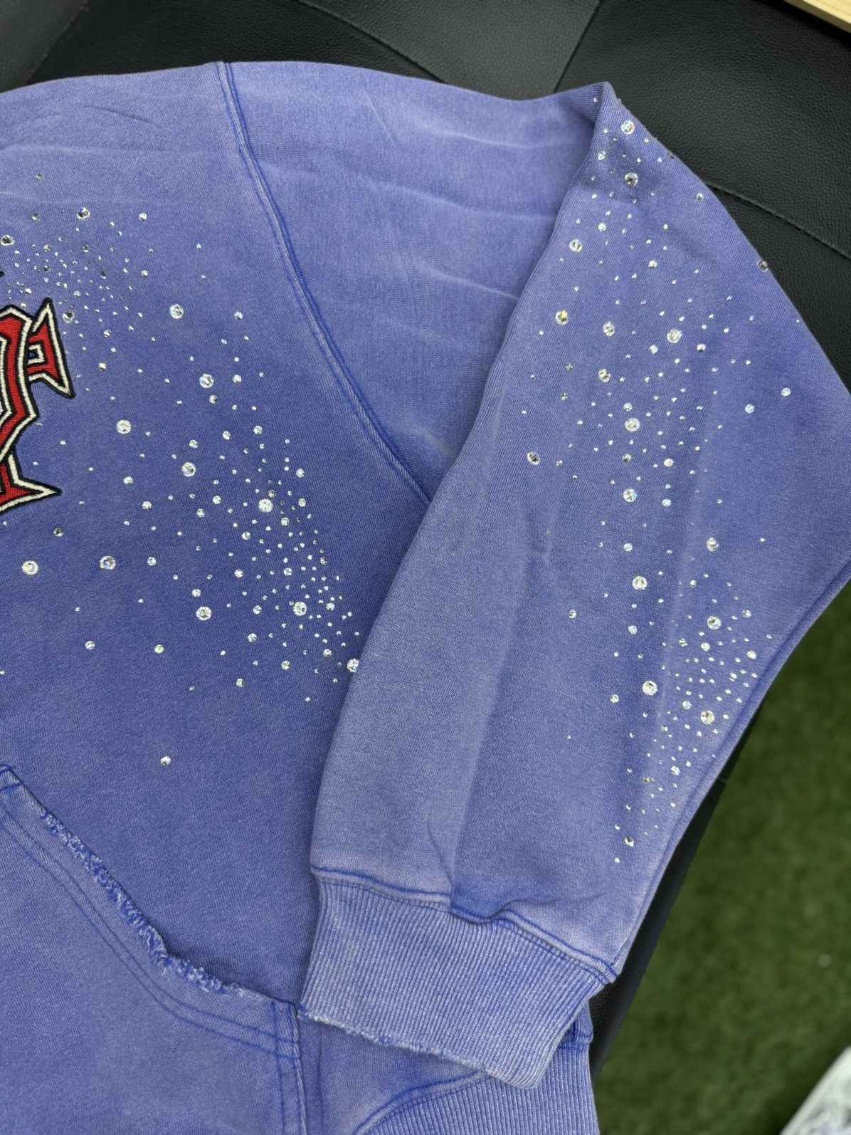 Vale Valley Hoodie Stone Zip Up Blue Crystals Size XL (NEW) Size US XL / EU 56 / 4 - 6 Thumbnail