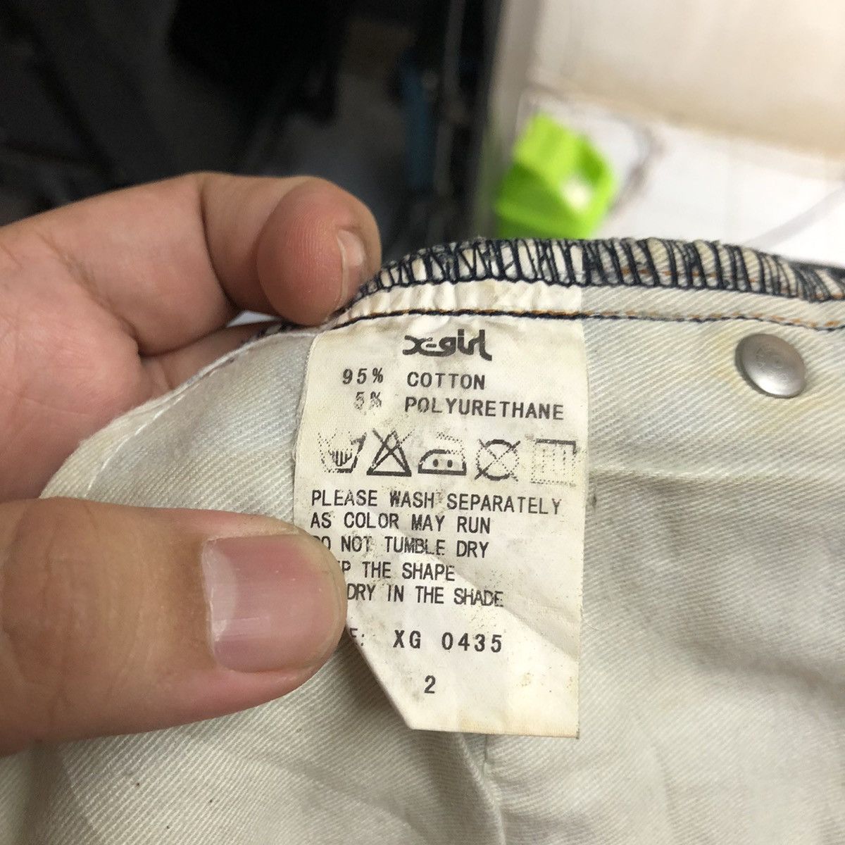 Japanese Brand X Girl Blue Denim Pants #A2140 Size US 31 - 18 Thumbnail