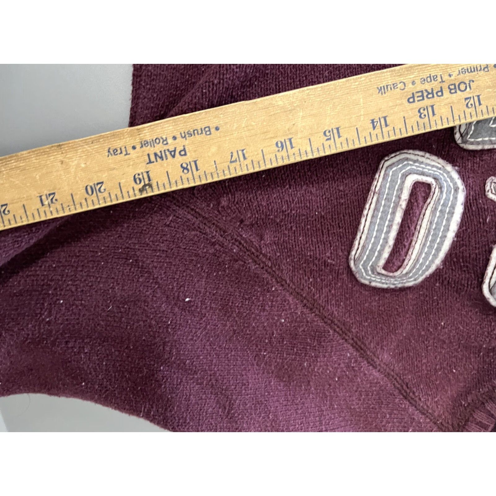 Vintage AeroPostale Sweater Mens XL Long Sleeve Crew Neck Pullover Knit Maroon Burguundy Classic Brand Mens XL Sweater Size US XL / EU 56 / 4 - 4 Thumbnail