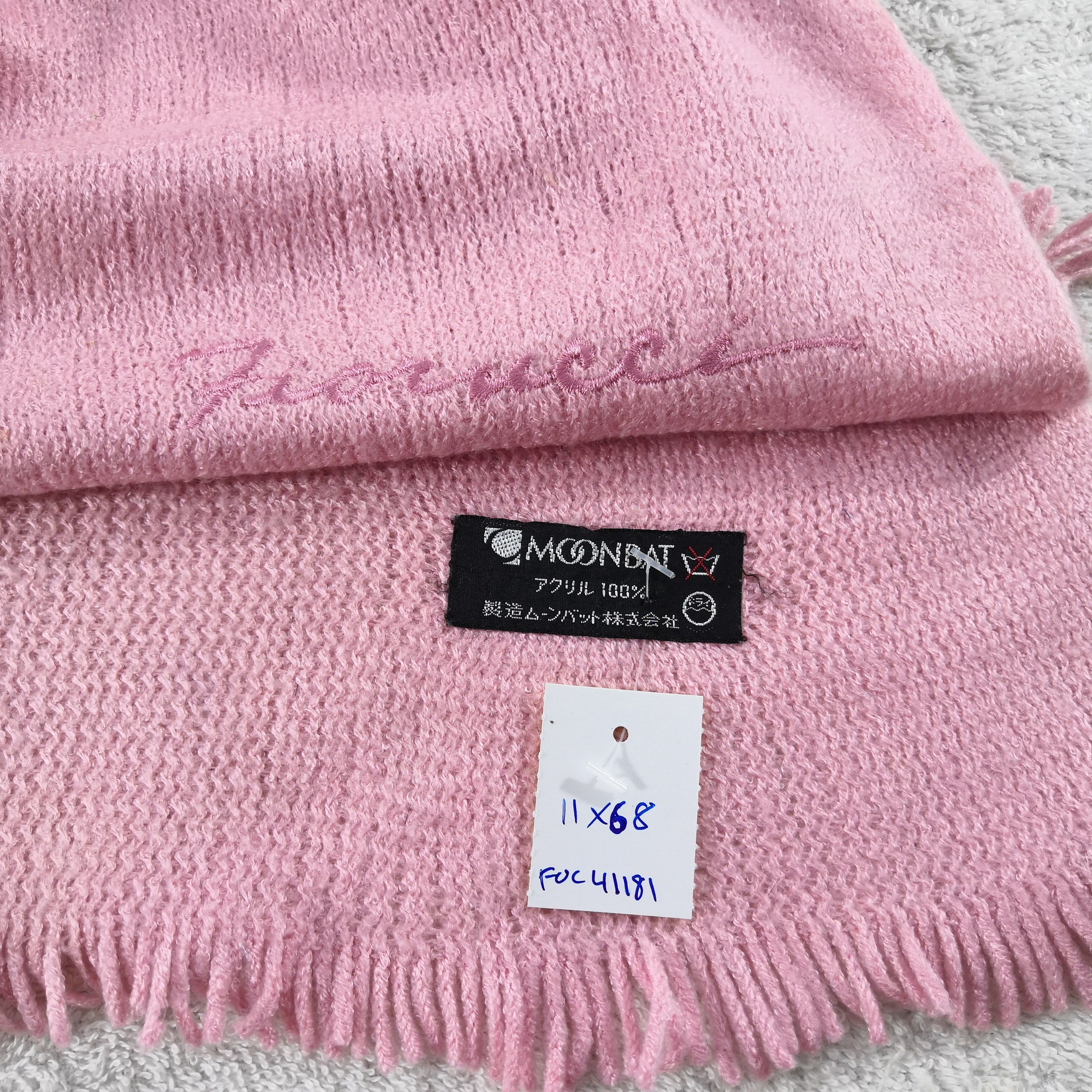 Fiorucci Vintage Fiorucci Scarf Muffler Wool Cashmere Scarves Size ONE SIZE - 4 Thumbnail