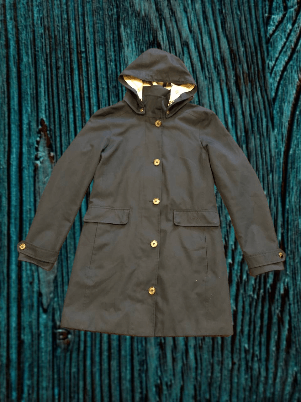 Barbour Logo Y2K Vintage Down Jacket Barbour Streetwear Size S / US 4 / IT 40 - 1 Thumbnail
