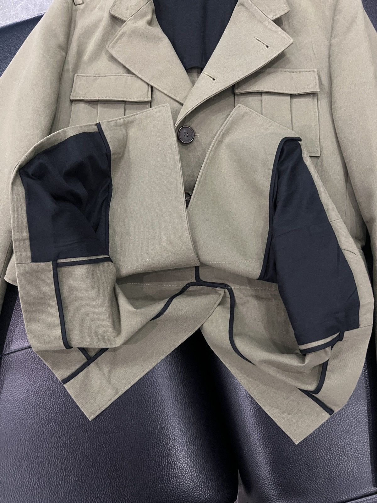 Balmain Balmain by Olivier Rousteing SS13 Four Pocket Asymmetric Mil Size US M / EU 48-50 / 2 - 6 Thumbnail