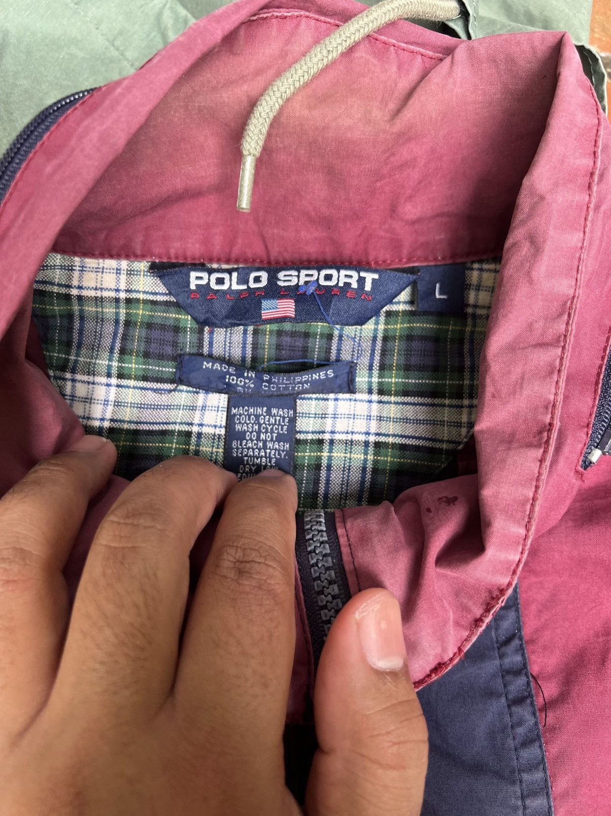 Polo Ralph Lauren Vintage Polo Sport Jacket Size US XL / EU 56 / 4 - 4 Thumbnail