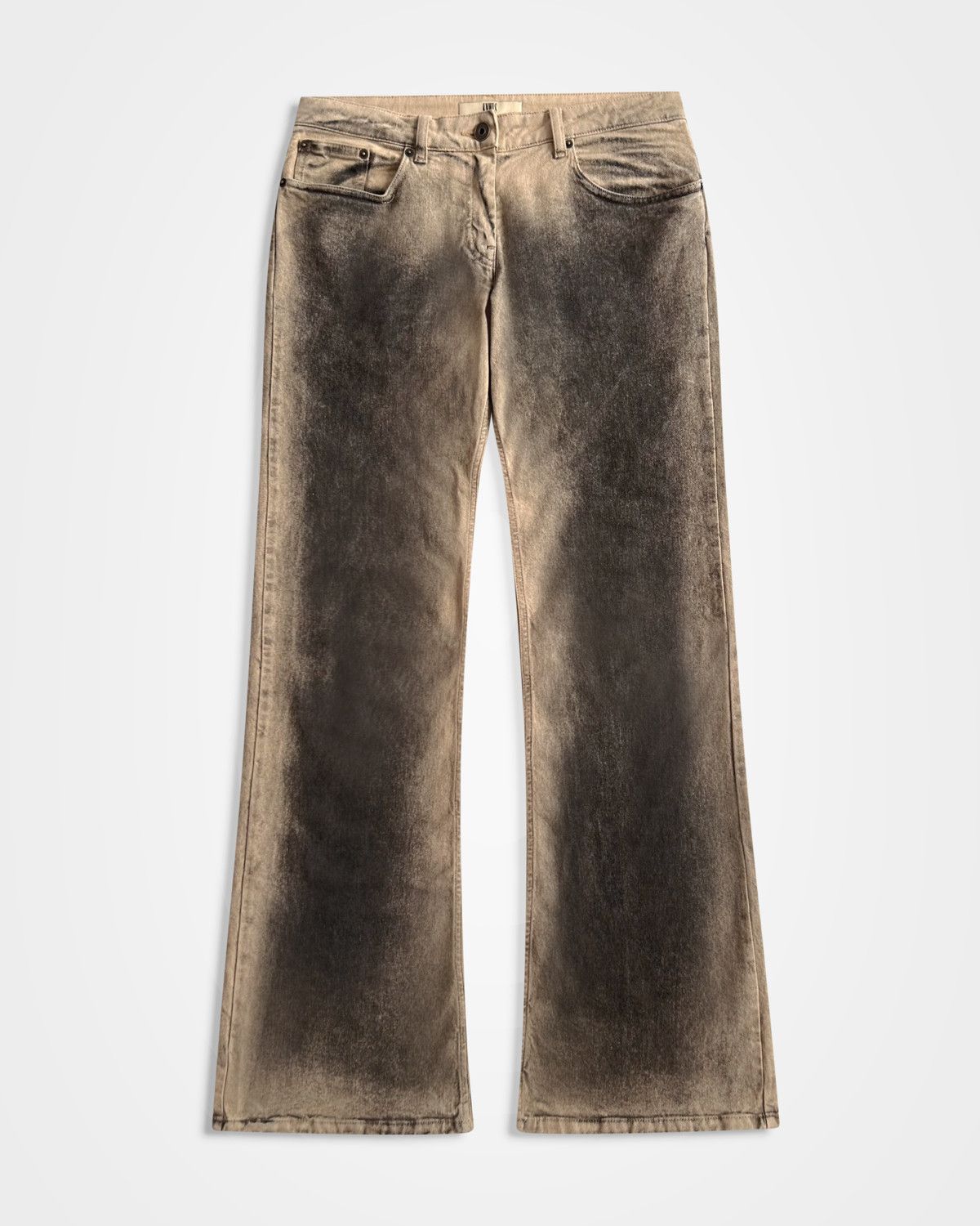 KNWLS KNWLS, AW23 Distressed Sand Alice Jeans Size 30" / US 8 / IT 44 - 1 Thumbnail