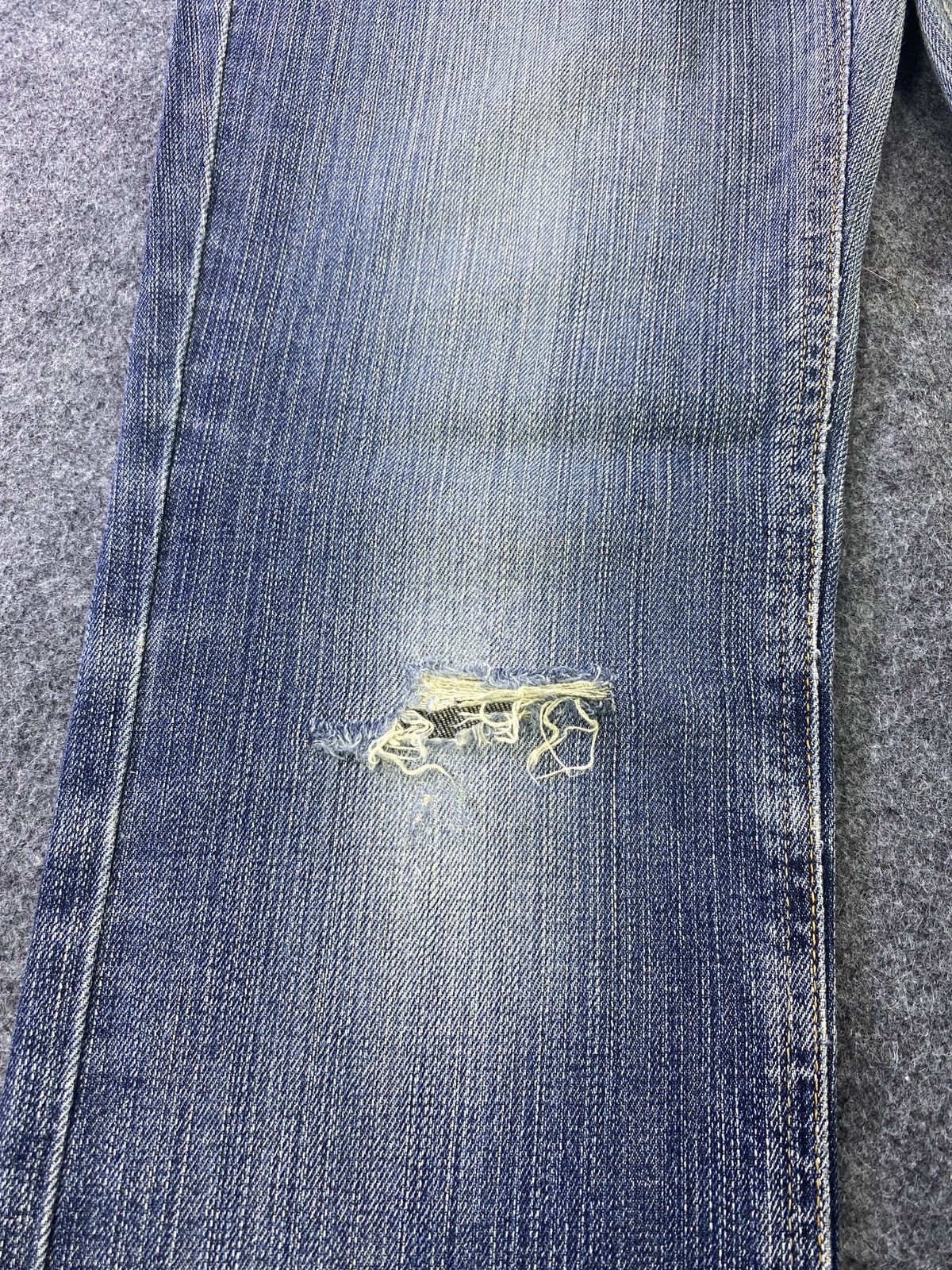 Edwin × Japanese Brand × Jean Miss Edwin Distress Wash Denim - J932 Size 30" / US 8 / IT 44 - 14 Thumbnail