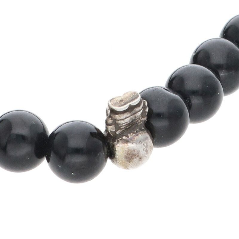 Chrome Hearts Chrome Hearts Black Bead Bracelet FOTI Delfino Size ONE SIZE - 5 Thumbnail