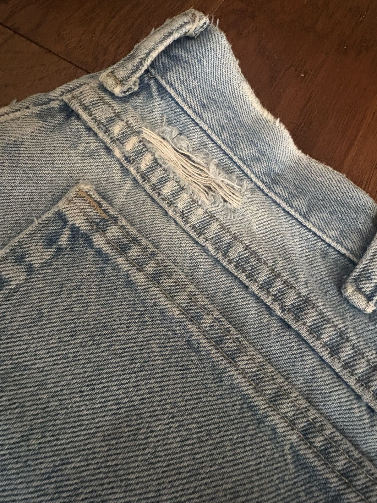 Vintage LIGHT BLUE VINTAGE BAGGY DENIM Size US 36 / EU 52 - 5 Thumbnail