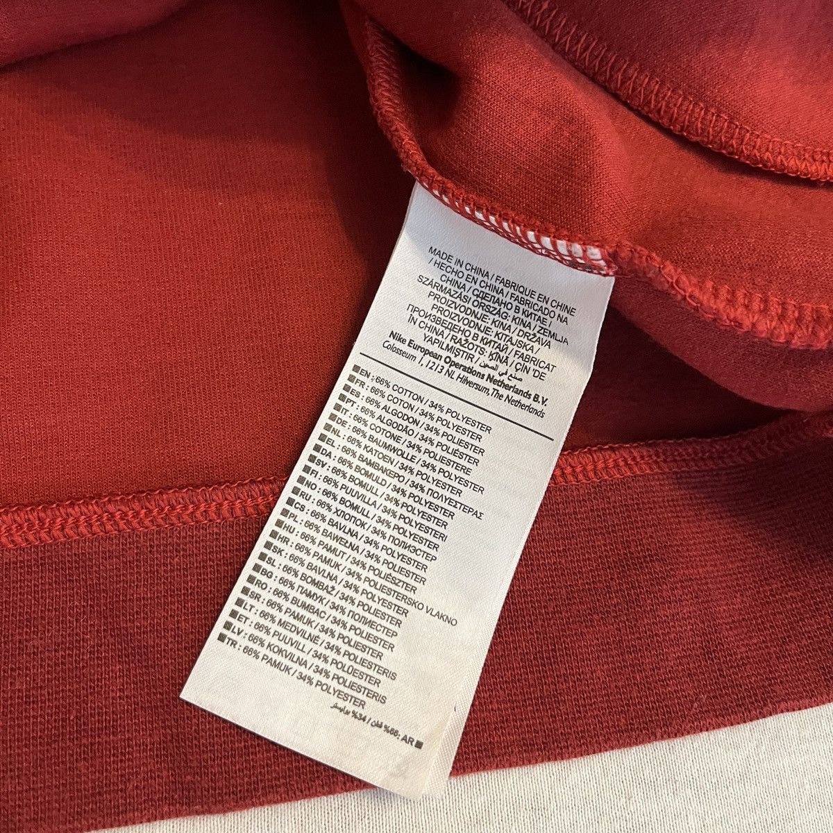 Nike Nike England Red Tech Fleece Sportswear Jacket Football Club Size US L / EU 52-54 / 3 - 6 Thumbnail