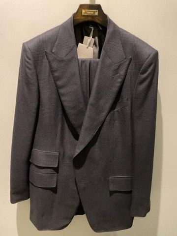 image of Tom Ford O1W1Db10124 Blazer In Grey, Men's (Size XL)