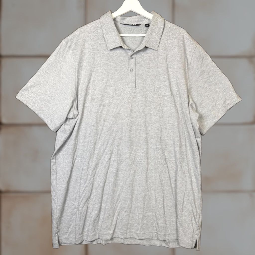TravisMathew VINTAGE? Travis Mathew Short Sleeve Performance Polo Shirt Gray 3XL XXXL Men Shirt Mens 3XL Polo Shirts Size US XXL / EU 58 / 5 - 1 Thumbnail