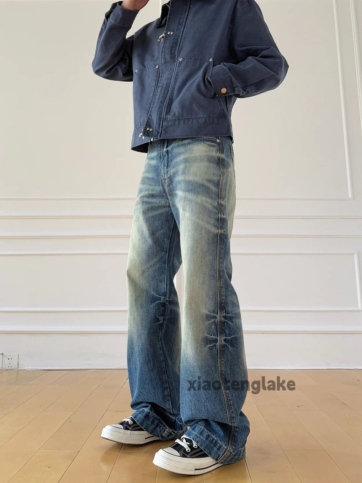 Jean ltx vintage washed faded cleanfit yuppie y2k jeans Size US 33 - 7 Thumbnail