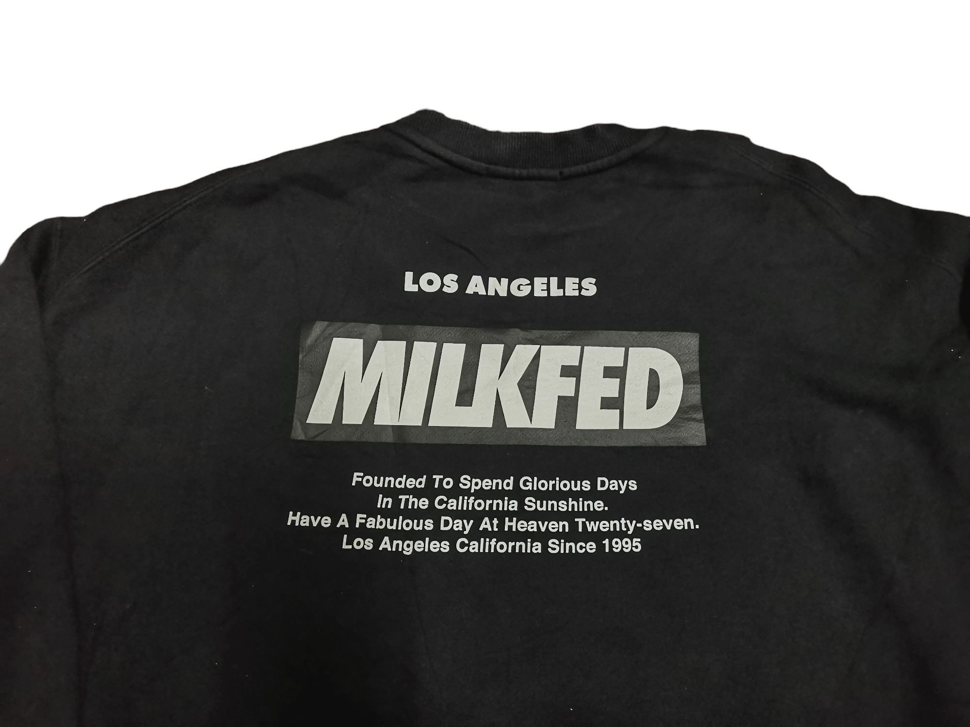 Japanese Brand 🔥Milkfed Center Logo Oversized Sweatshirt Size US XXL / EU 58 / 5 - 3 Thumbnail