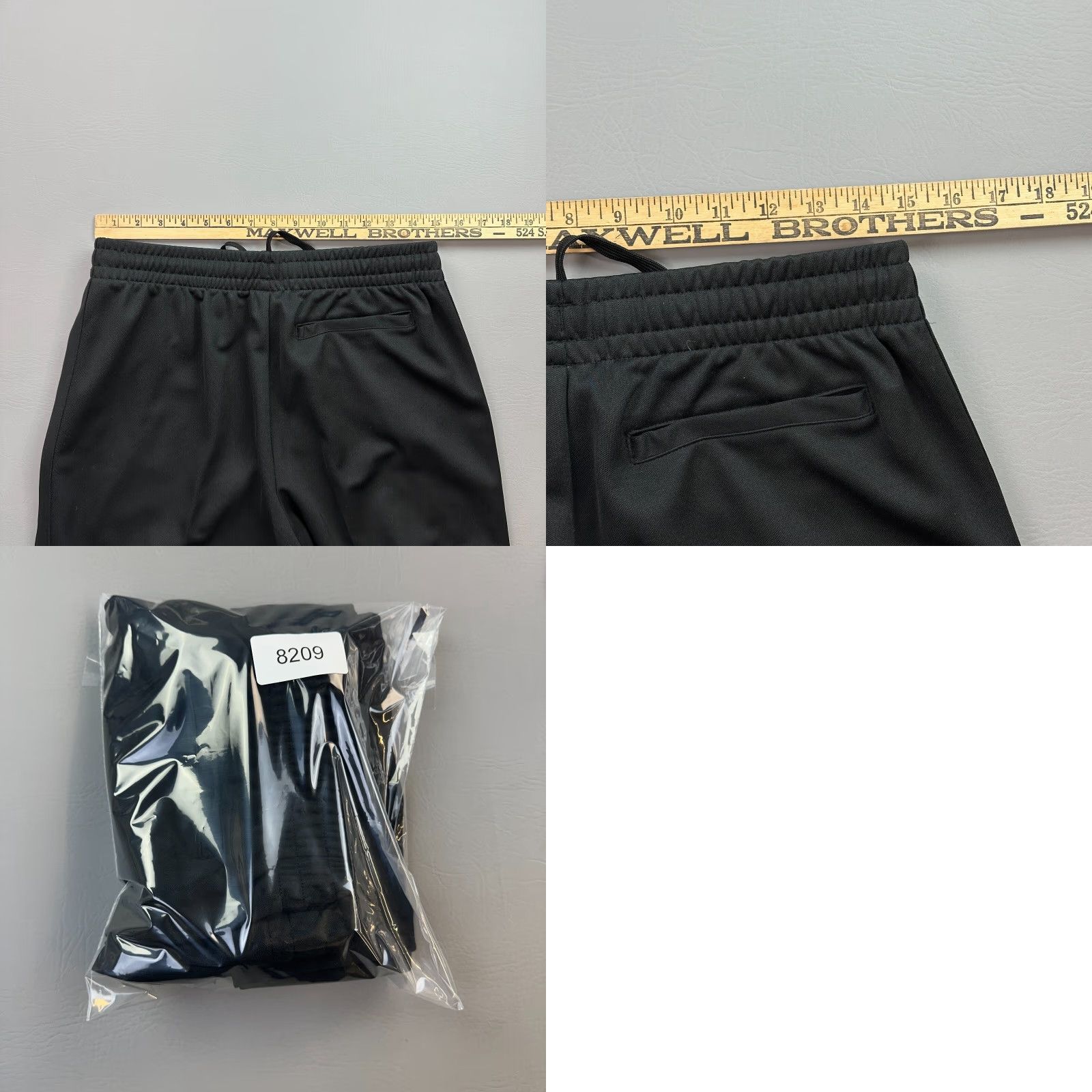 Starter VINTAGE Starter Track Pants Mens Small Black Embroidered Logo Ankle Zip Y2K Size US 29 - 9 Thumbnail