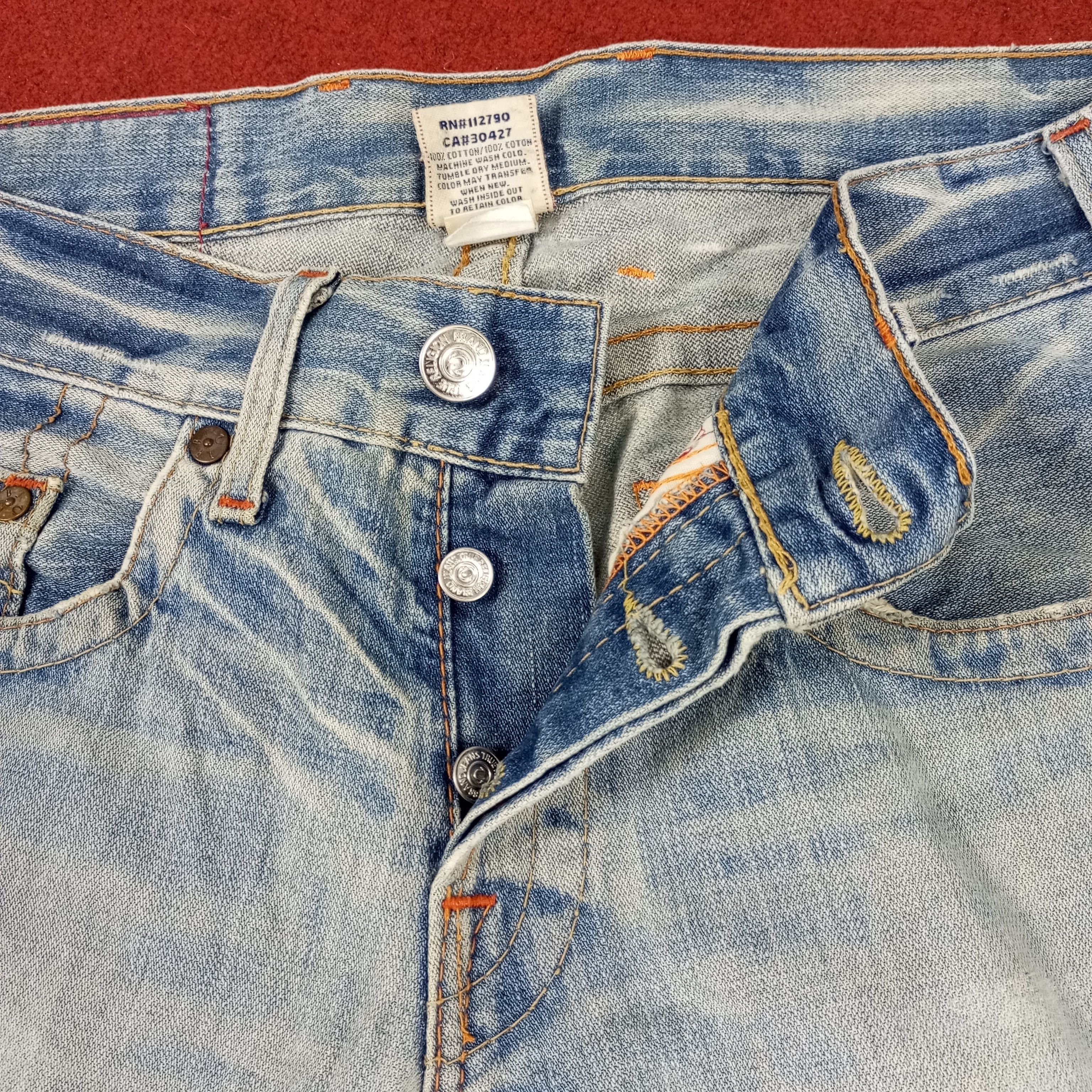 True Religion × Vintage True Religion World Tour Fashion Style Jeans Size US 33 - 12 Thumbnail