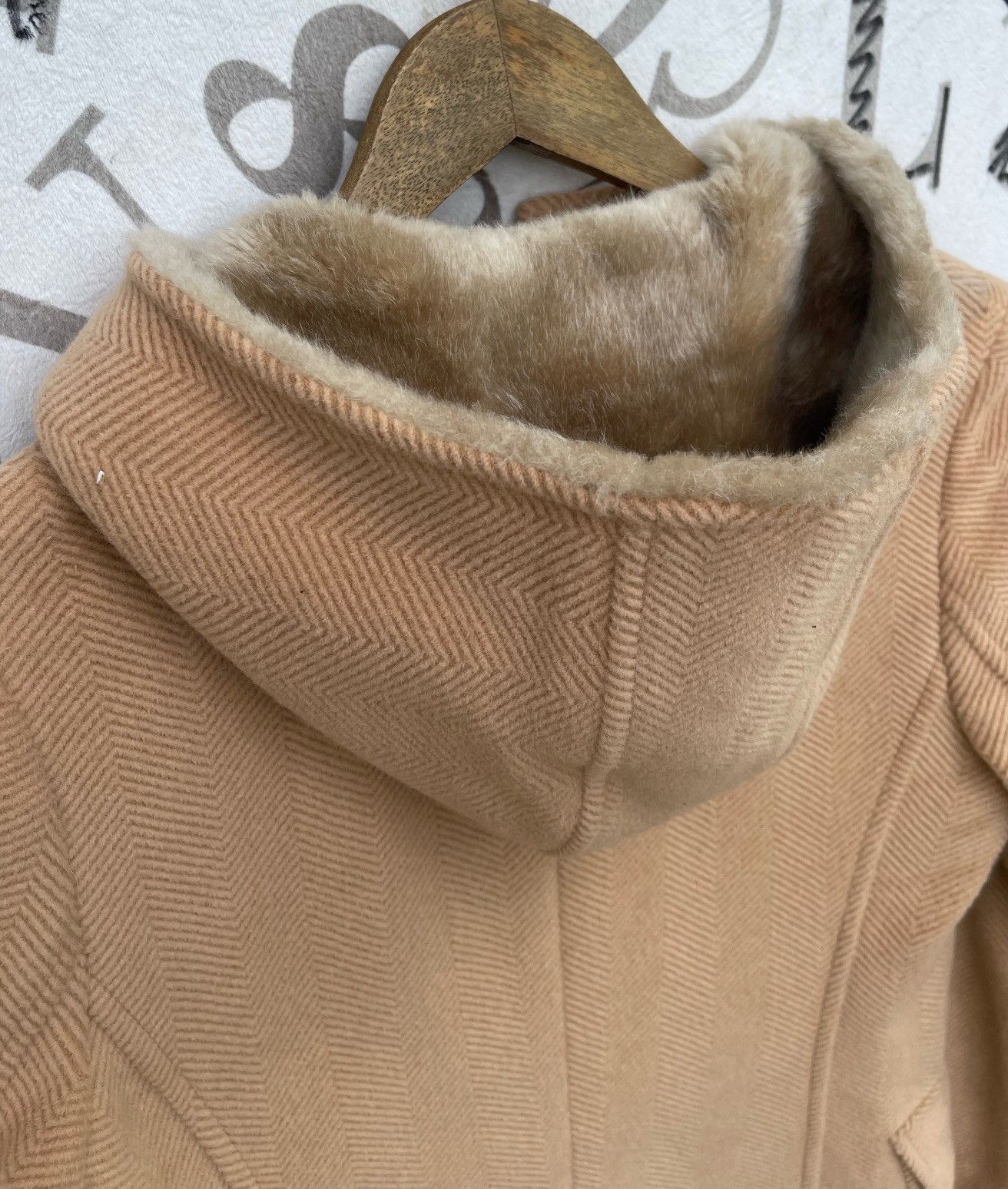 Japanese Brand 🔥YOHJI YAMAMOTO INED x ANGORA WOOL DUFFLE HOODIE JACKET Size M / US 6-8 / IT 42-44 - 10 Thumbnail