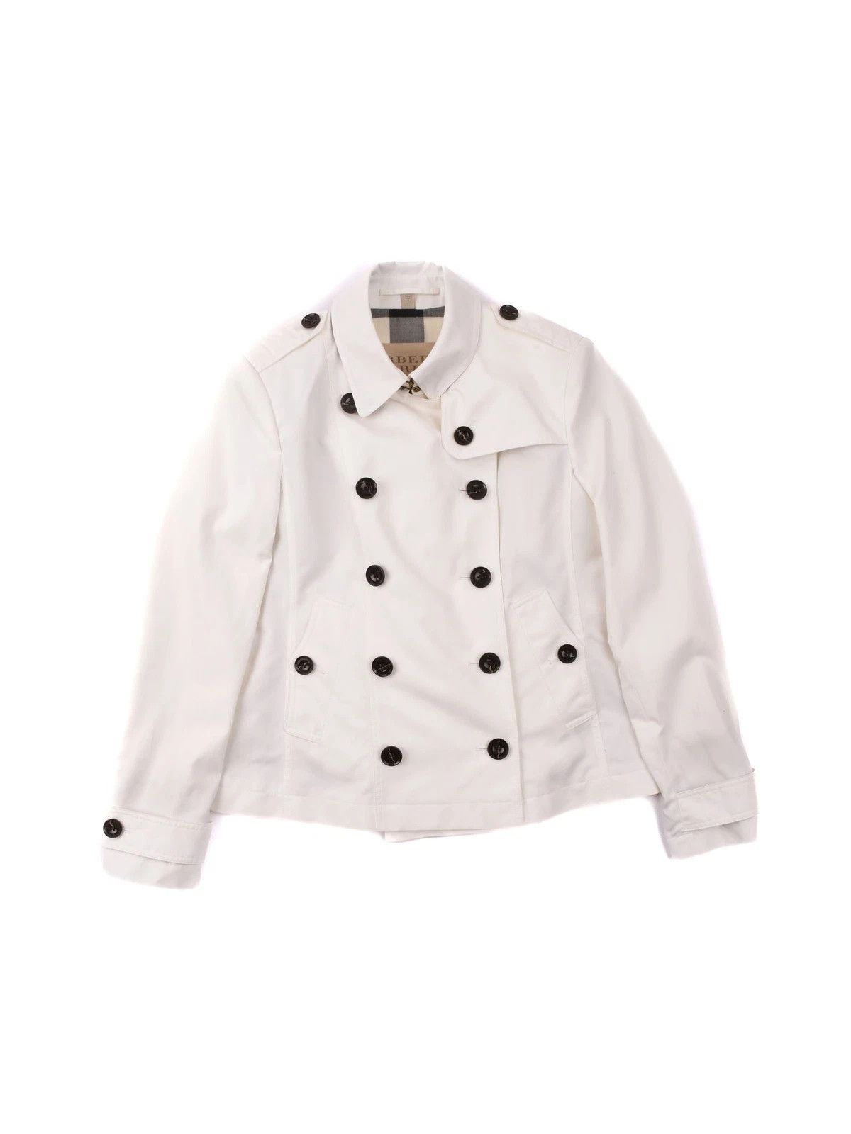 Burberry Women's Burberry Brit Double Breasted Short Trench Jacket Size M / US 6-8 / IT 42-44 - 1 Thumbnail