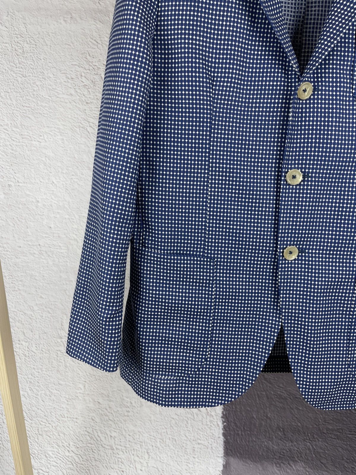 Paoloni Paoloni wool linen 3 button unlined blazer 3 button Size 40R - 4 Thumbnail