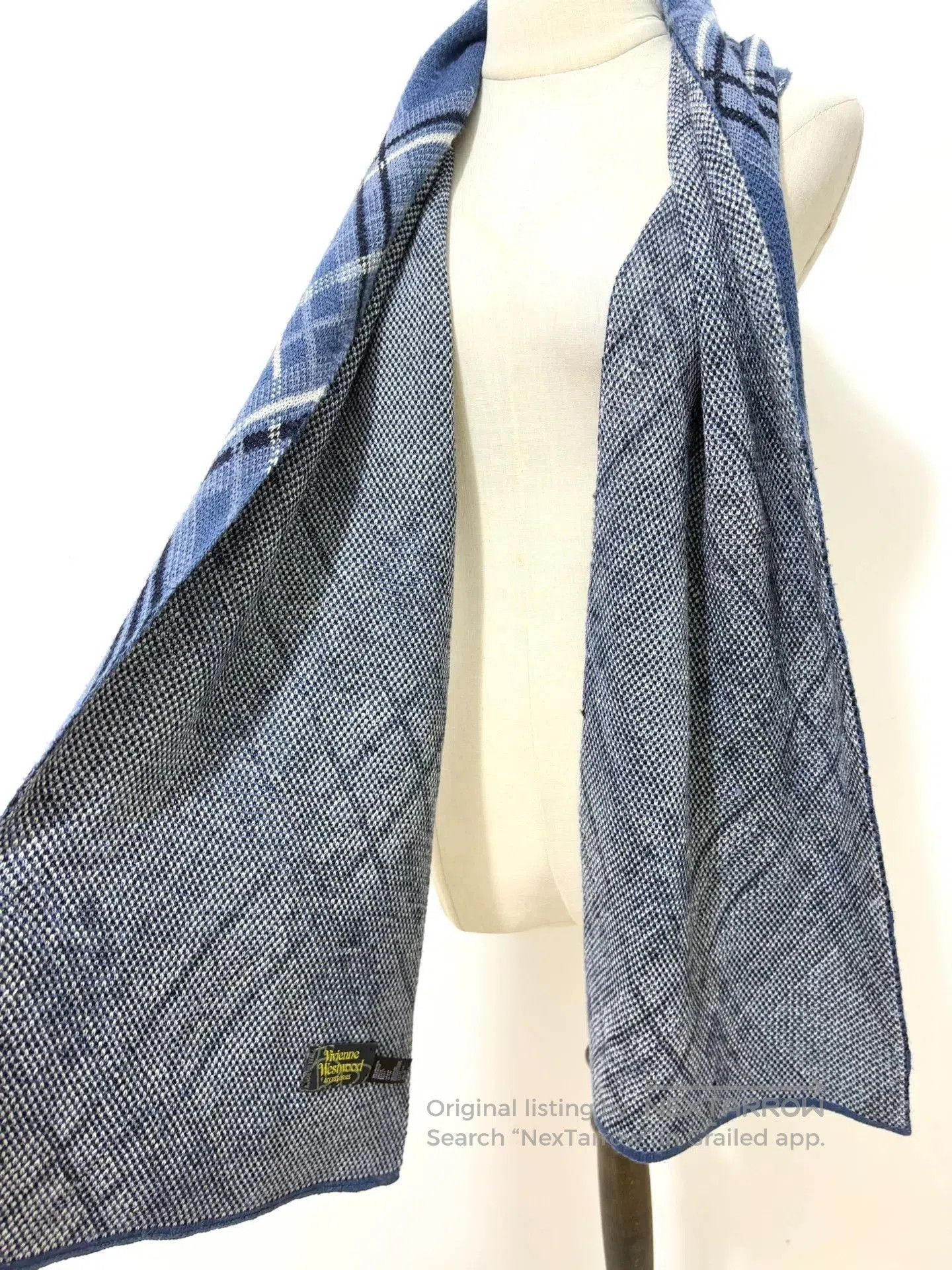 Vivienne Westwood vivienne westwood blue striped saturn scarf. Size ONE SIZE - 5 Thumbnail