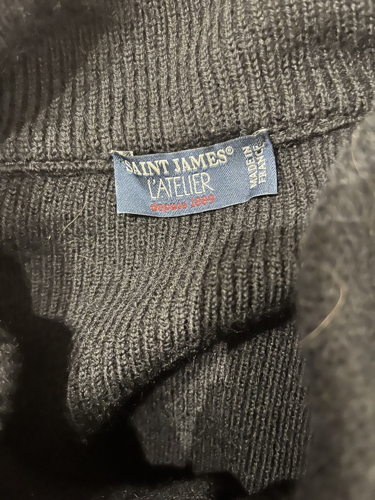 Saint James Saint James Navy Fisherman Sweater Size US XL / EU 56 / 4 - 5 Thumbnail