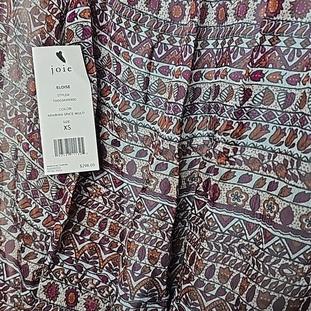 Joie NWT Joie Eloise ruffle trim sheer w/ cami 100% silk top XS Size XS / US 0-2 / IT 36-38 - 9 Thumbnail