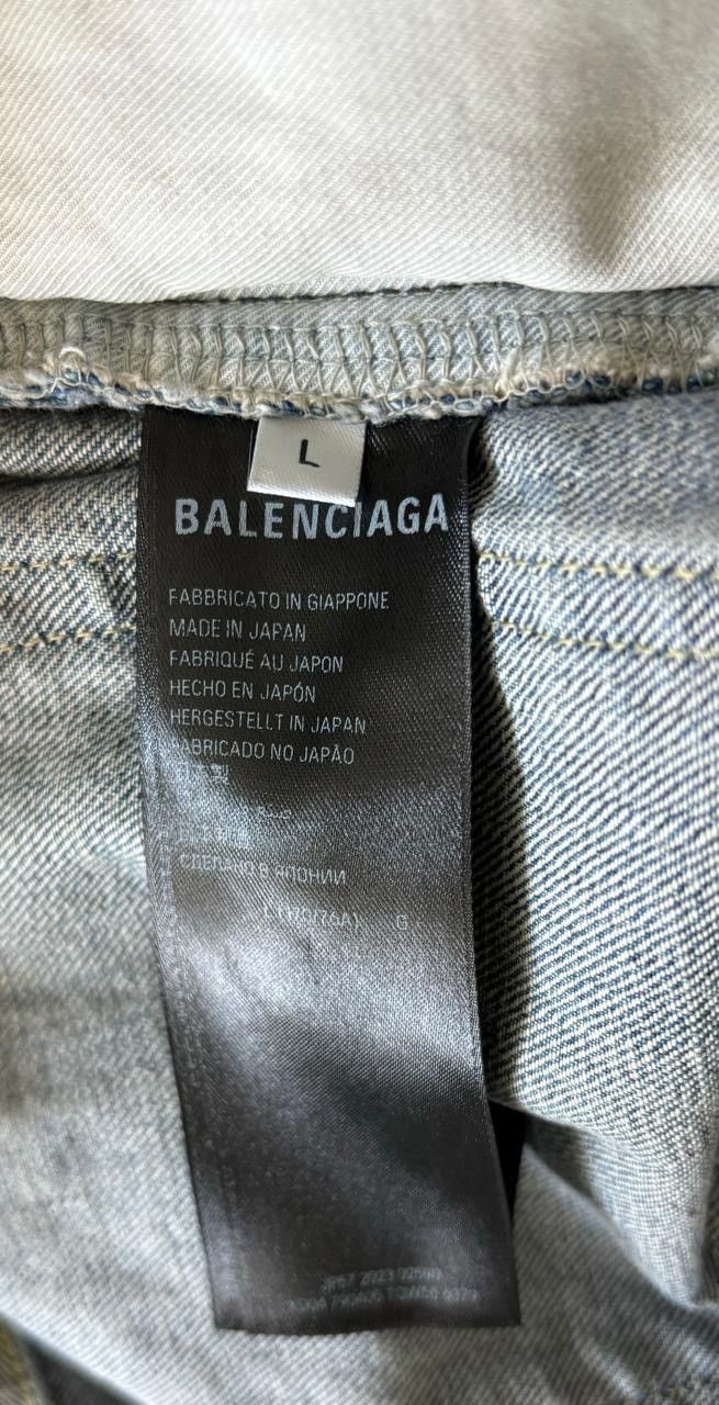 Balenciaga Flarred Denim Pants Jeans in blue Size US 34 / EU 50 - 3 Thumbnail