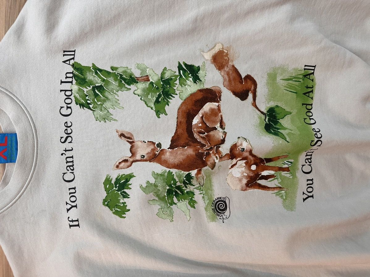 Online Ceramics OC Can’t see god crewneck fleece Size US XL / EU 56 / 4 - 2 Thumbnail