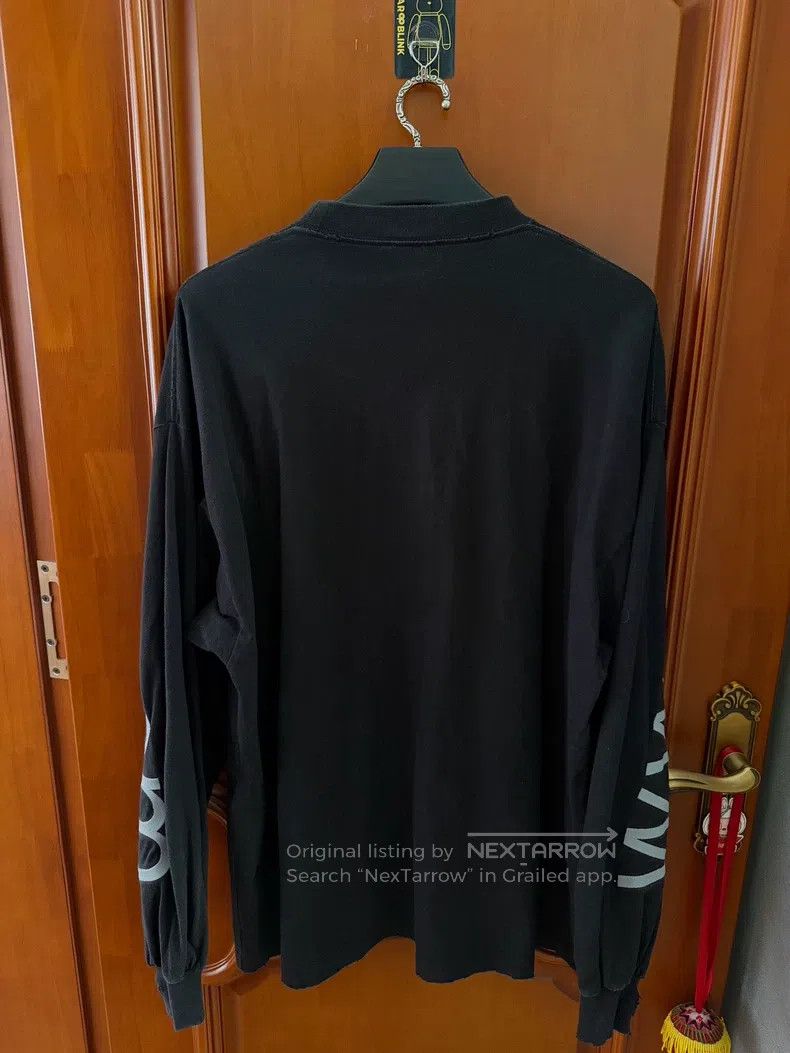 Balenciaga Balenciaga Black Website Exclusive Embroidered Logo Long S Size US L / EU 52-54 / 3 - 2 Thumbnail