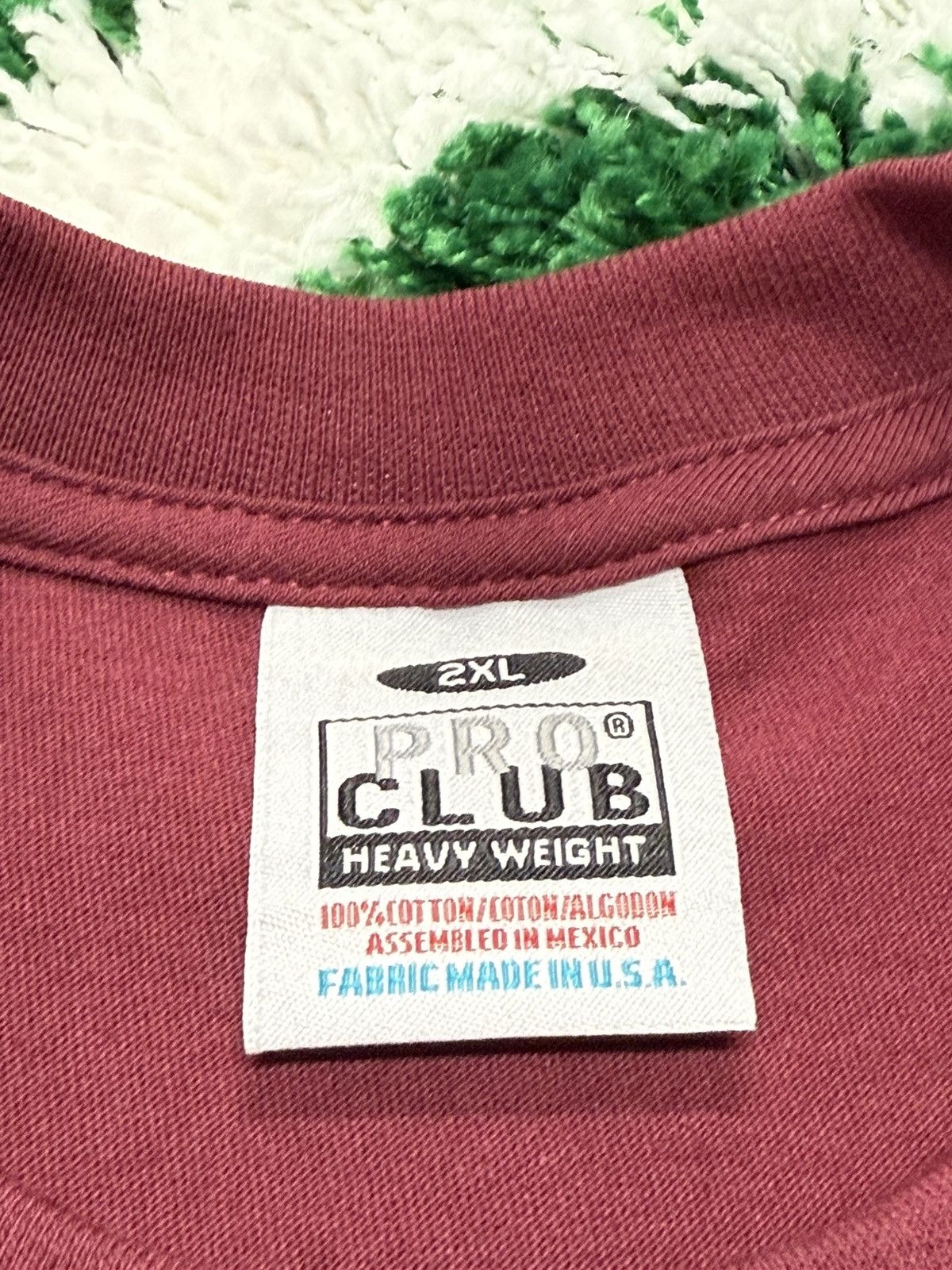 Vintage Pro Club Heavyweight Embroidered Logo Tee Sz. XXL 2XL Size US XXL / EU 58 / 5 - 5 Thumbnail