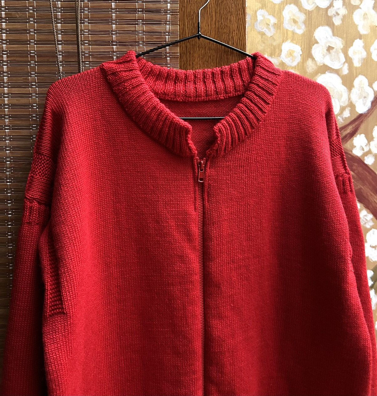 Vintage Vintage Guernsey Wool Zipped Fisherman Jumper Jacket Size US M / EU 48-50 / 2 - 3 Thumbnail