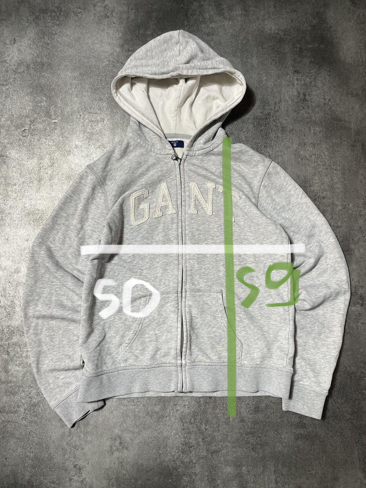 Gant 🔥RARE🔥Gant Vintage Y2K Hoodie Zip Spellout Size XS / US 0-2 / IT 36-38 - 12 Thumbnail
