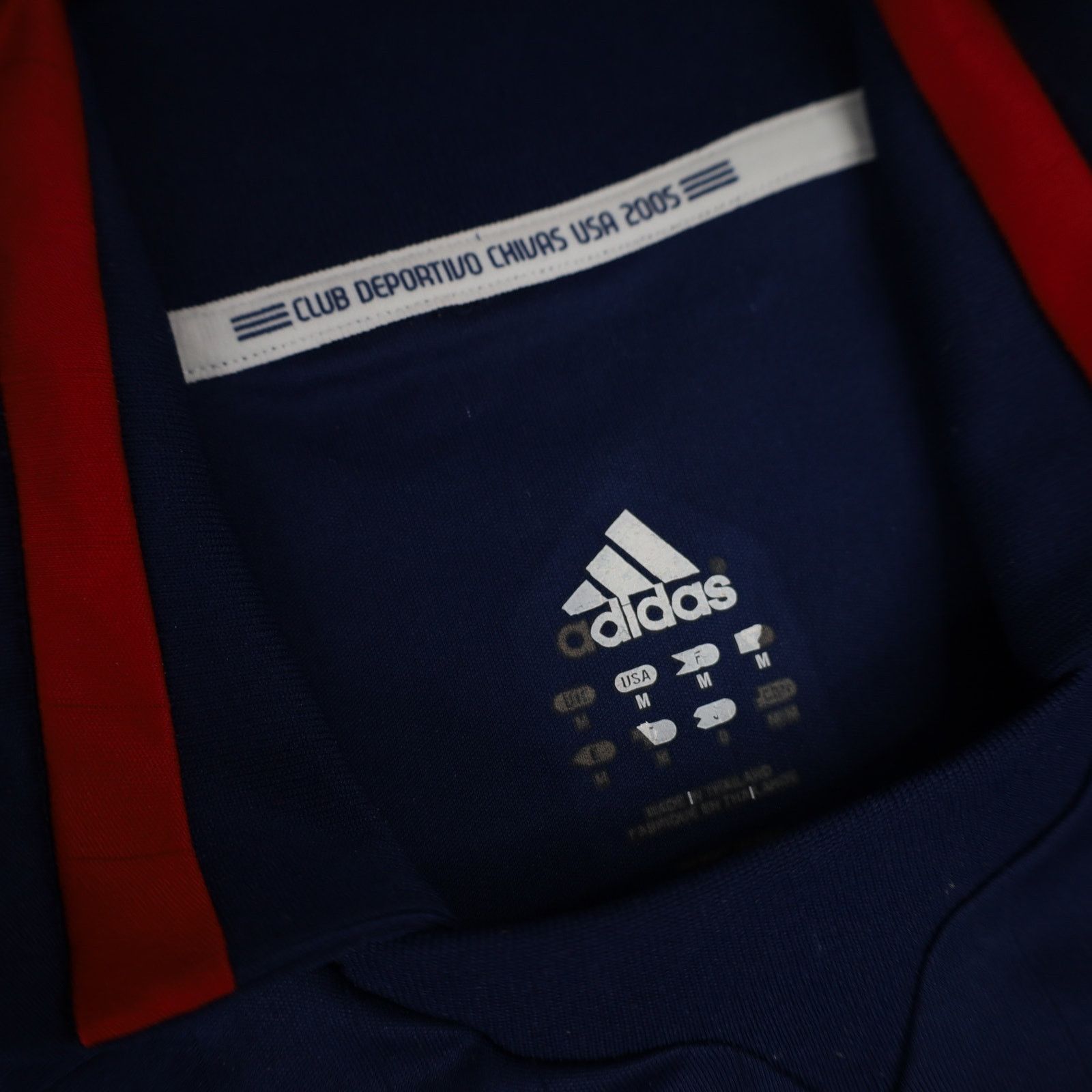 Adidas 2009 Adidas Club Deportivo Chivas USA Soccer Jersey Size US M / EU 48-50 / 2 - 6 Thumbnail