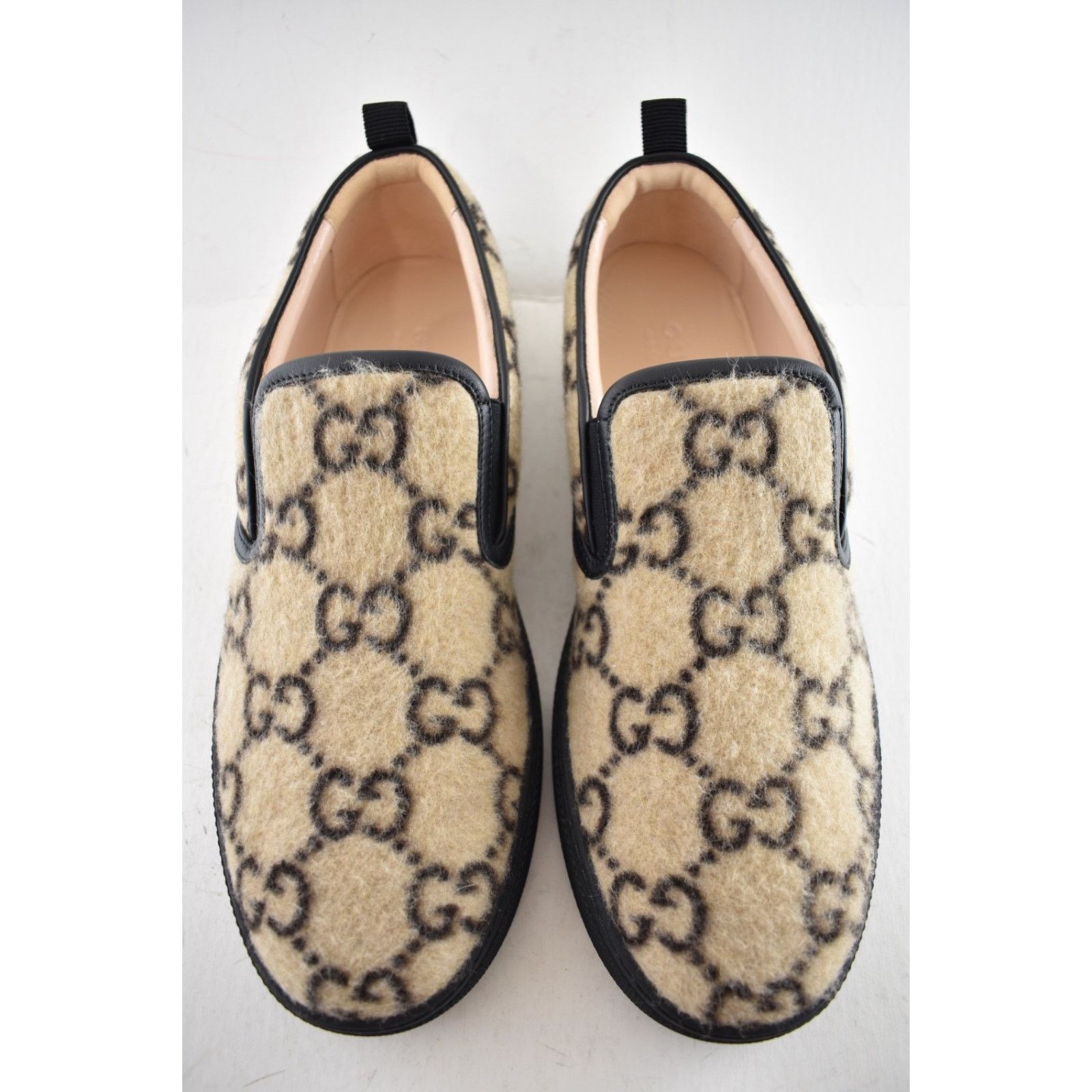 Gucci Gucci Mens Dublin Beige GG Logo Slip On Skate Sneaker 10.5 Size US 10.5 / EU 43-44 - 7 Thumbnail