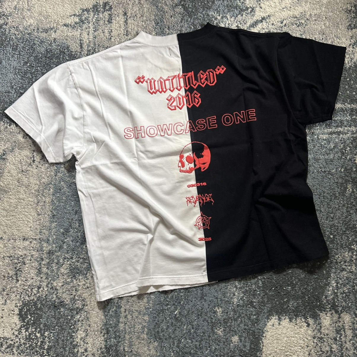 Revenge SPLiT “UNTiTLED” SHOWCASE ONE BLACK FLAG DiSTRESSED BOXY TEE Size US XXL / EU 58 / 5 - 14 Thumbnail