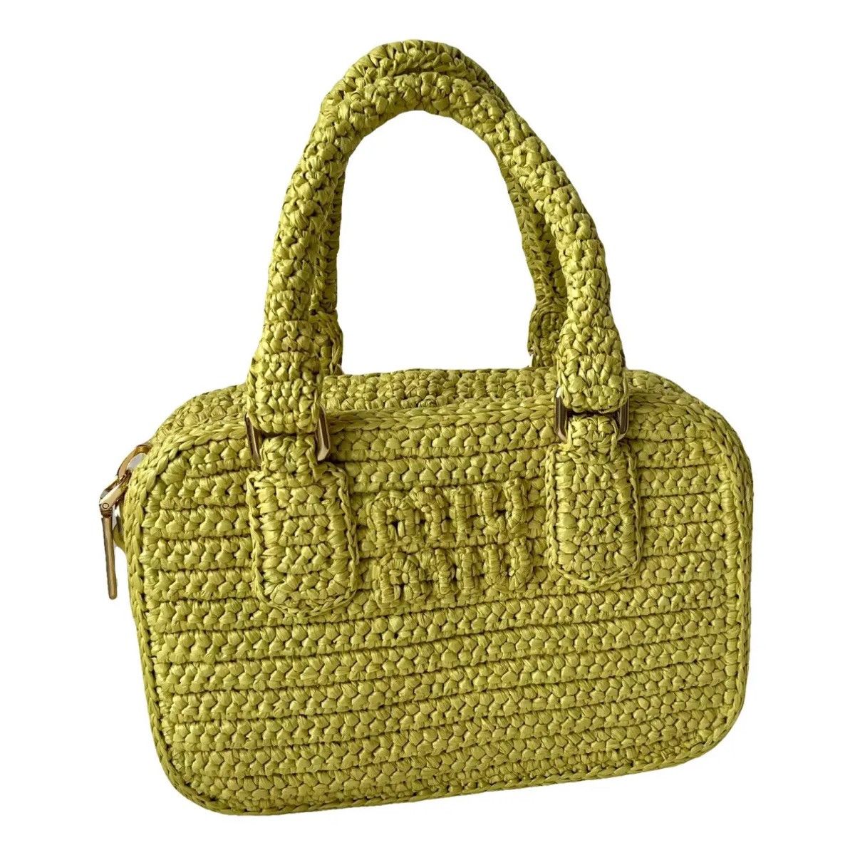 Miu Miu Miu Miu Arcadie Crochet top-handle bag Size ONE SIZE - 3 Thumbnail